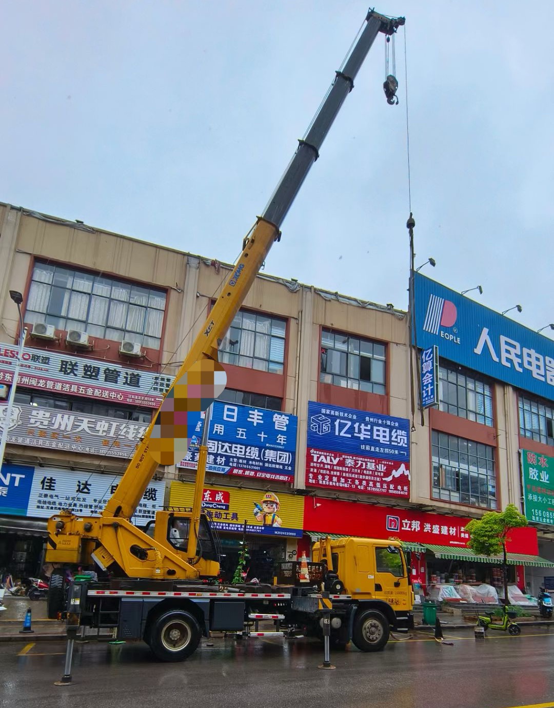 永安市吊车吊机租赁桥梁吊装