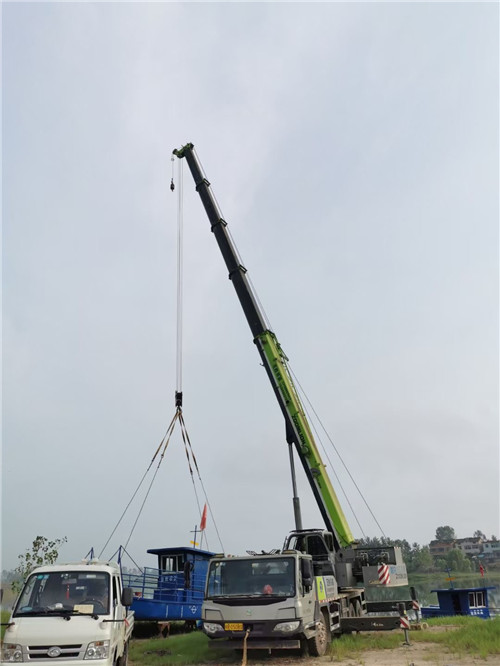 永安市桥梁建设吊装案例